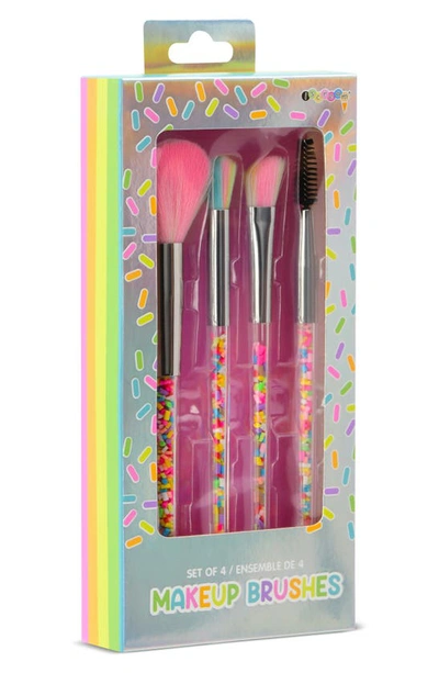 Shop Iscream Set Of 4 Sprinkle Makeup Brushes In Pink Multi