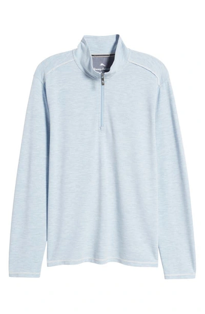 Shop Tommy Bahama Costa Ver Half Zip Pullover In Campanula