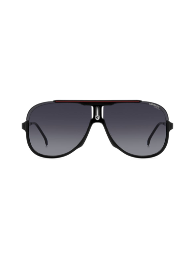 Shop Carrera Men's 64mm Gradient Aviator Sunglasses In Black Red Grey