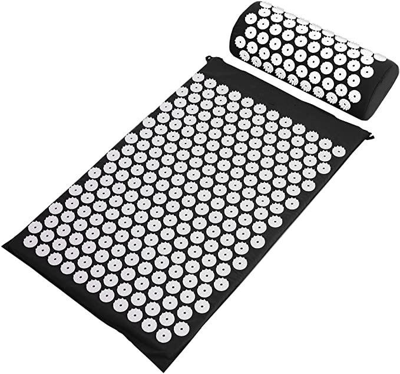Shop Vigor Acupuncture Mattress Mat Back Pain Relief And Neck Pain Relief In Black