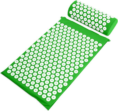 Shop Vigor Acupuncture Mattress Mat Back Pain Relief And Neck Pain Relief In Green