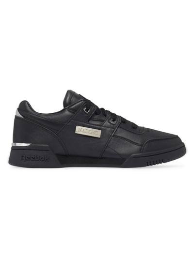 Shop Mallet Men's Reebok X  Leather Low-top Sneakers In Black