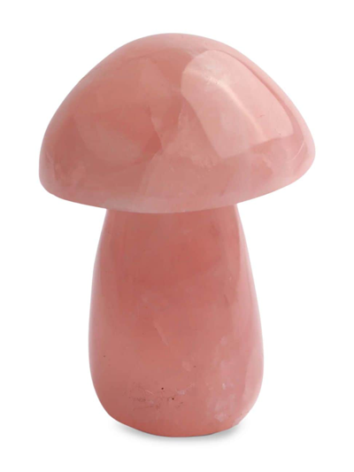 Shop Jia Jia Small Rose Quartz Mushroom In Pink