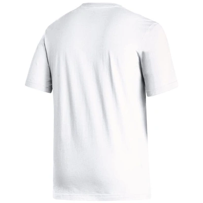 Shop Adidas Originals Adidas White Colorado Avalanche Reverse Retro 2.0 Fresh Playmaker T-shirt