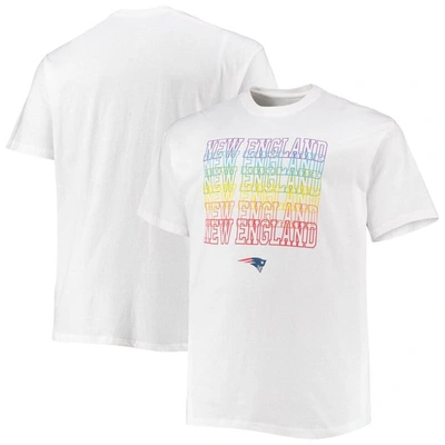 Shop Fanatics Branded White New England Patriots Big & Tall City Pride T-shirt