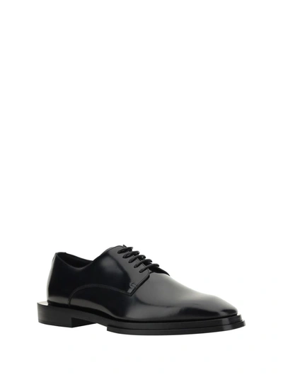 Shop Alexander Mcqueen Lace Up In Black/silver