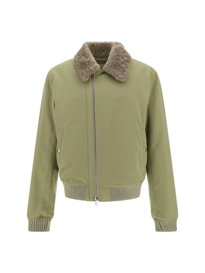 Shop Burberry Jackets In Hunter
