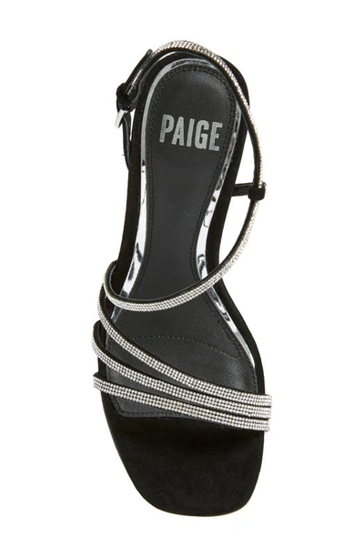 Shop Paige Savannah Slingback Sandal In Black