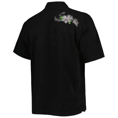 Shop Tommy Bahama Black Atlanta Falcons Sport Azule Oasis Camp Button-up Shirt