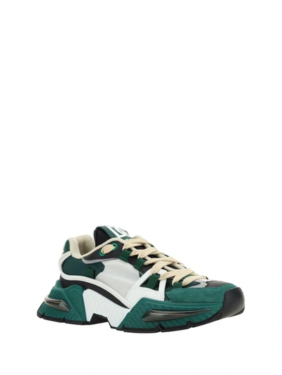 Shop Dolce & Gabbana Sneakers In Verde/nero