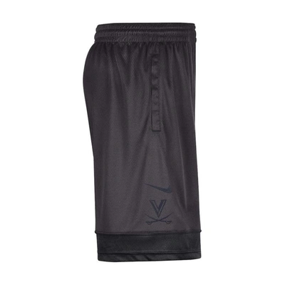 Nike Charcoal Virginia Cavaliers Performance Fast Break Shorts In Charcoal