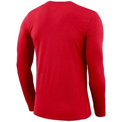 Shop Nike Red Gonzaga Bulldogs Basketball Icon Legend Performance Long Sleeve T-shirt