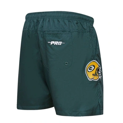 Shop Pro Standard Green Green Bay Packers Woven Shorts