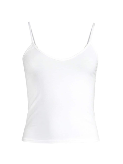 Shop Skin Women's Goldie Cotton Crop Cami In White