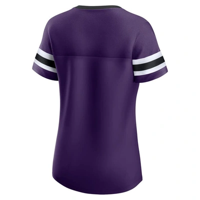 Shop Fanatics Branded Purple Baltimore Ravens Original State Lace-up T-shirt