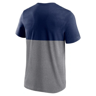 Shop Fanatics Branded Navy/gray La Galaxy Striking Distance T-shirt