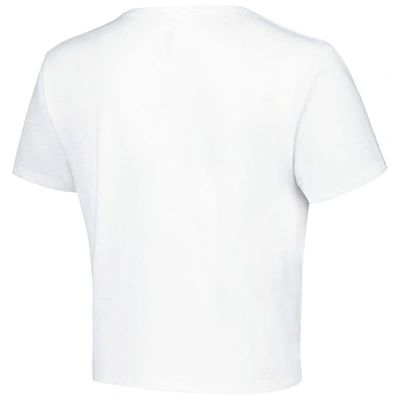 Shop Zoozatz White Alabama Crimson Tide Local Crop T-shirt