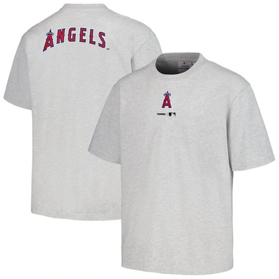 Shop Pleasures Gray Los Angeles Angels Mascot T-shirt
