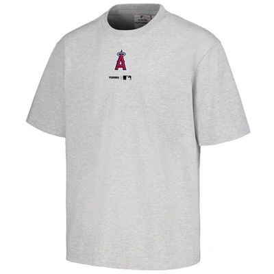 Shop Pleasures Gray Los Angeles Angels Mascot T-shirt