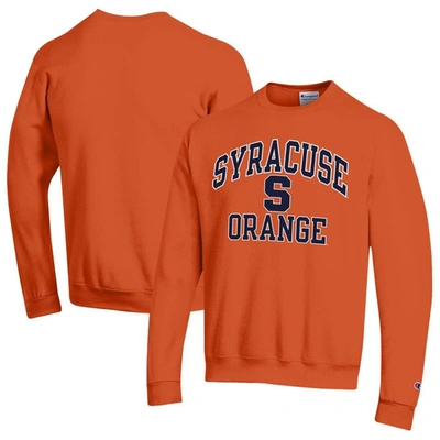 Shop Champion Orange Syracuse Orange High Motor Pullover Sweatshirt