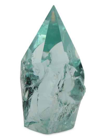 Shop Jia Jia Volcanic Glass Point In Teal