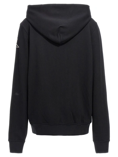 Rick Owens Champion X  Hoodie Sweatshirt Black In Black
