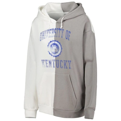 Shop Gameday Couture Gray/white Kentucky Wildcats Split Pullover Hoodie