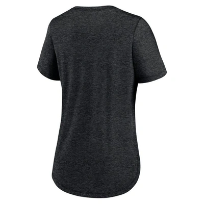 Shop Nike Heather Black Washington Commanders Fashion Tri-blend T-shirt