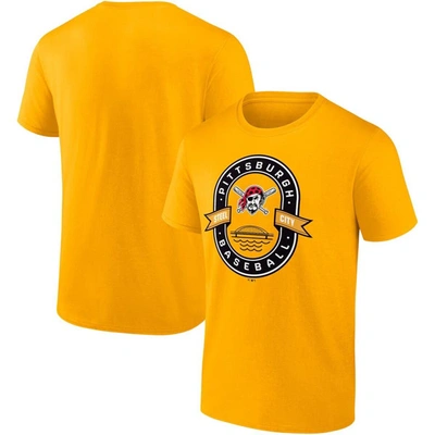 Shop Fanatics Branded Gold Pittsburgh Pirates Iconic Glory Bound T-shirt