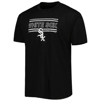 Shop Concepts Sport Black/gray Chicago White Sox Badge T-shirt & Pants Sleep Set