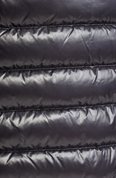 Moncler Moka Quilted Down Coat In Black