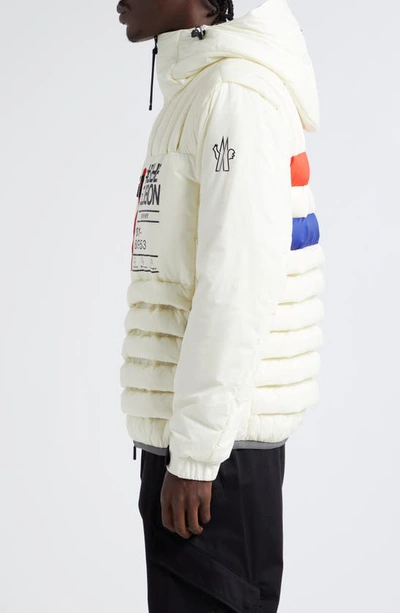 Shop Moncler Monthey Down Puffer Jacket In White