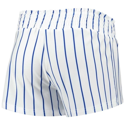 Shop Concepts Sport White New York Mets Reel Pinstripe Sleep Shorts