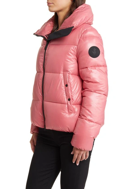 Save The Duck Isla Insulated Windproof & Water Repellent Puffer Jacket In Bloom Pink