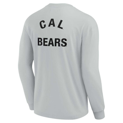 Shop Fanatics Signature Unisex  Gray Cal Bears Elements Super Soft Long Sleeve T-shirt