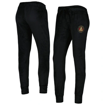 Shop Concepts Sport Black Atlanta United Fc Intermission Velour Cuffed Pants