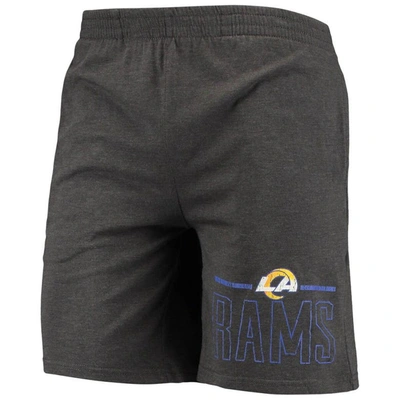 Shop Concepts Sport Royal/charcoal Los Angeles Rams Meter T-shirt & Shorts Sleep Set