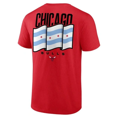 Shop Fanatics Branded Red Chicago Bulls Hometown Originals Clutch T-shirt