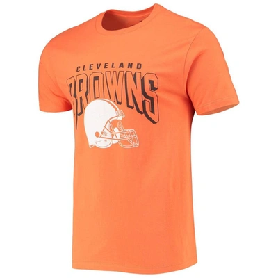 Shop Junk Food Orange Cleveland Browns Bold Logo T-shirt