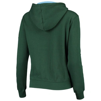 Shop Colosseum Green Tulane Green Wave Arched Name Full-zip Hoodie