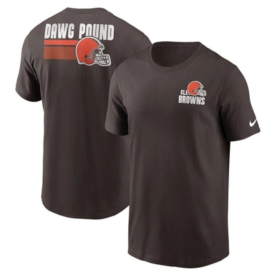 Shop Nike Brown Cleveland Browns Blitz Essential T-shirt