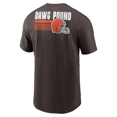 Shop Nike Brown Cleveland Browns Blitz Essential T-shirt