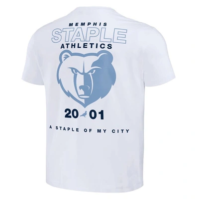 Shop Staple Nba X  Cream Memphis Grizzlies Home Team T-shirt