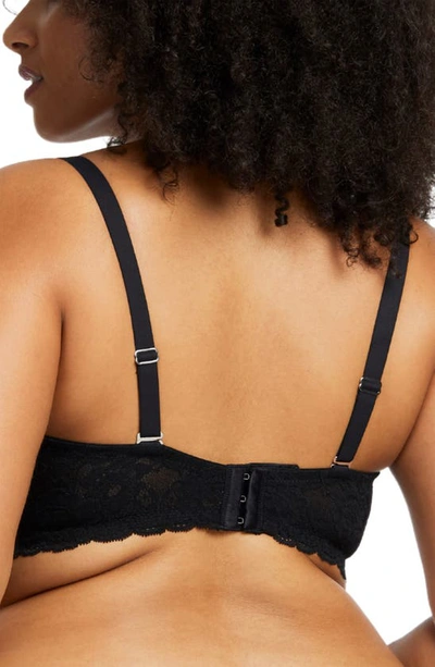 Shop Montelle Intimates Lace Bralette In Black