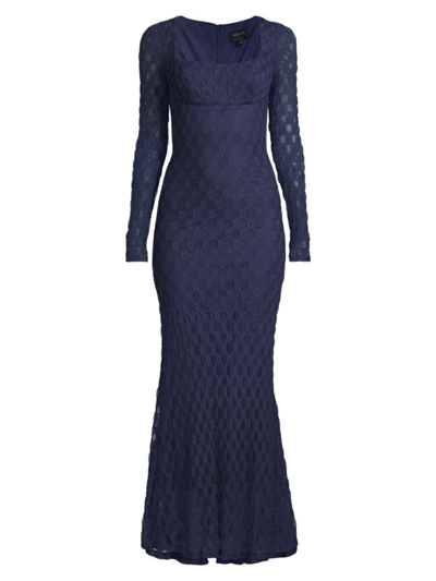 Shop Bardot Women's Adoni Lace Midi-dress In Navy