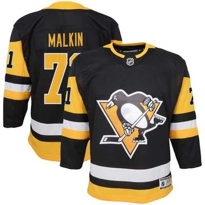 Shop Outerstuff Youth Evgeni Malkin Black Pittsburgh Penguins Home Premier Player Jersey