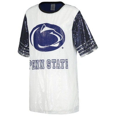 Shop Gameday Couture White Penn State Nittany Lions Chic Full Sequin Jersey Dress