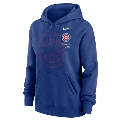 Shop Nike Royal Chicago Cubs Big Game Pullover Hoodie