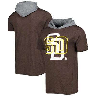 Shop New Era Brown San Diego Padres Team Hoodie T-shirt