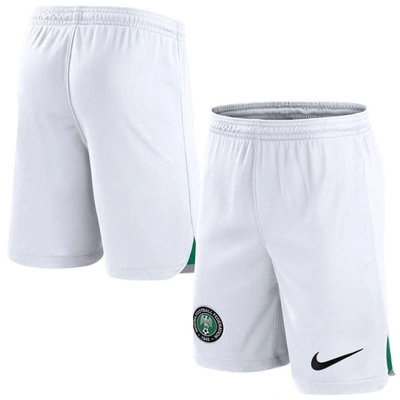 Shop Nike White Nigeria National Team Away Performance Stadium Shorts